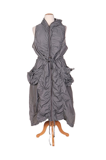 hebbeding manteaux femme de couleur gris