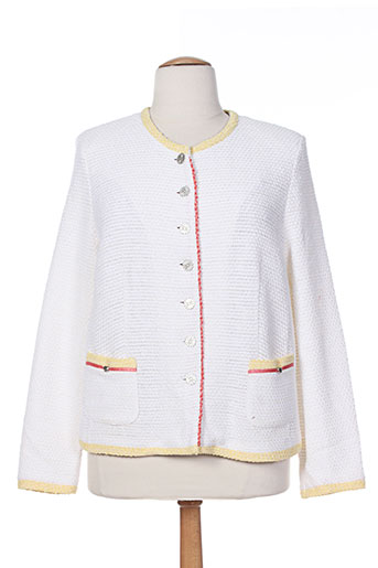 white label vestes femme de couleur blanc