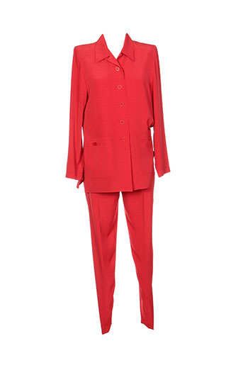 gerard pasquier ensemble femme de couleur rouge
