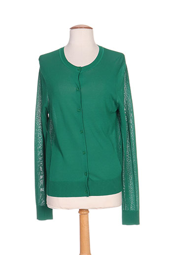 gerard darel gilets femme de couleur vert