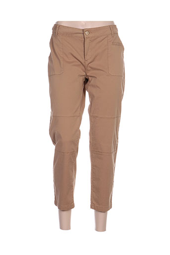gerard darel pantacourts femme de couleur marron