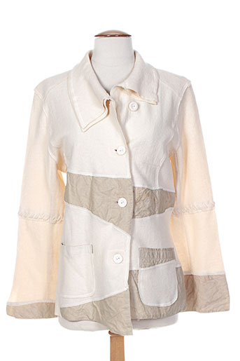 animale vestes femme de couleur beige