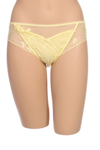 antinea lingerie femme de couleur jaune