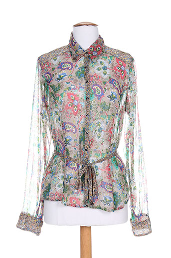 ddp chemises femme de couleur vert