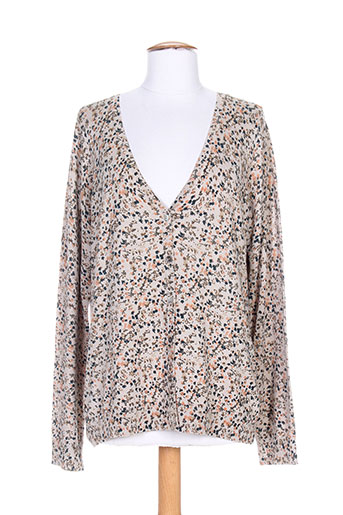 ddp gilets femme de couleur beige