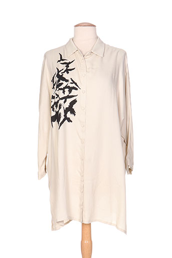 isabel de pedro chemises femme de couleur beige