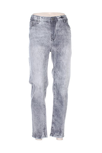 mat. jeans femme de couleur gris