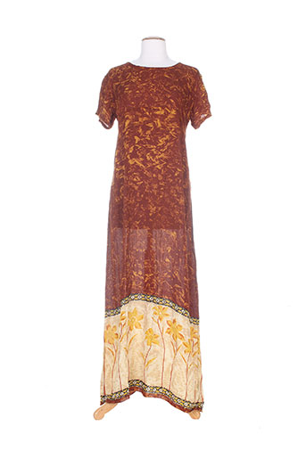 religion robes femme de couleur marron