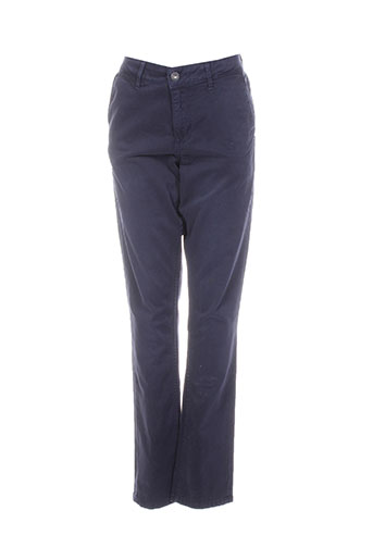 pepe jeans pantalons garçon de couleur bleu