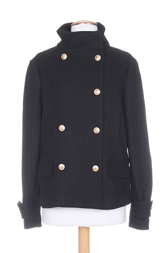 thalassa manteaux femme de couleur noir