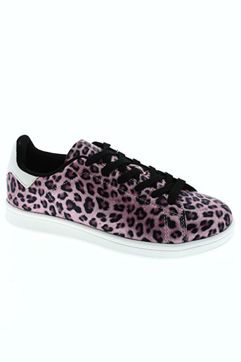 ichi chaussures femme de couleur rose