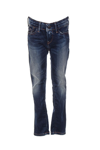 pepe jeans jeans fille de couleur bleu