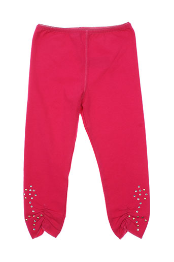 eliane et lena pantalons fille de couleur rose