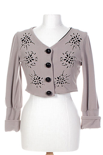 moloko vestes femme de couleur marron