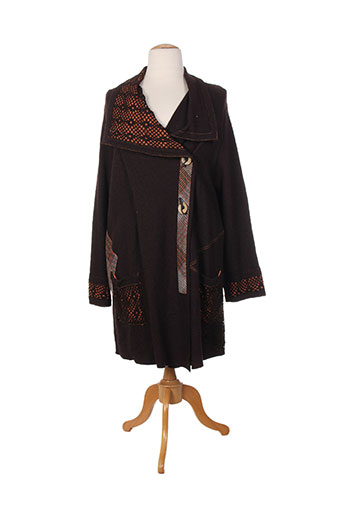 maksim.z manteaux femme de couleur marron