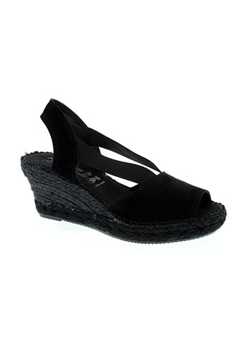 la maison de l'espadrille chaussures femme de couleur noir