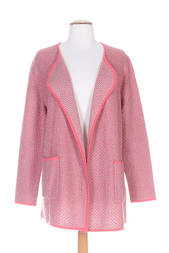 basler gilets femme de couleur rose