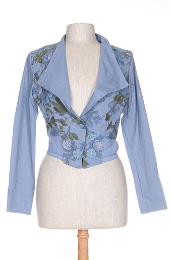 rosa EFFI_CHAR_1 rose vestes femme de couleur bleu