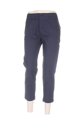 chic etjeune pantacourts femme de couleur bleu