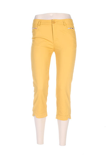 farfalla pantalons femme de couleur orange