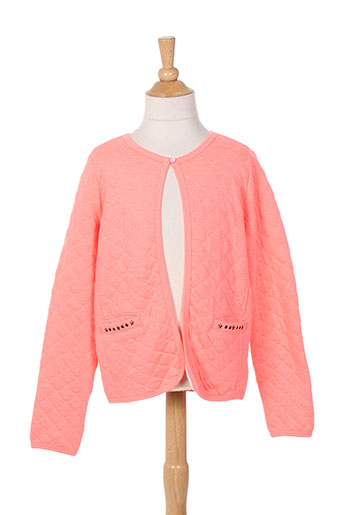 3 pommes vestes fille de couleur rose