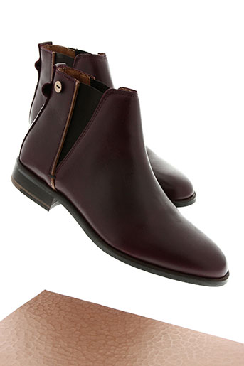 faguo chaussures femme de couleur rouge