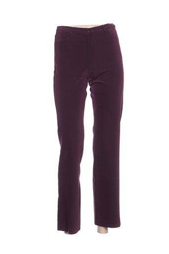 bye pantalons femme de couleur violet