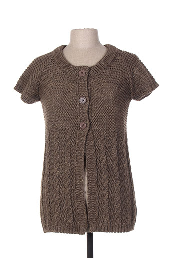 griffon gilets femme de couleur marron