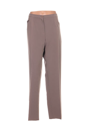 griffon pantalons femme de couleur beige