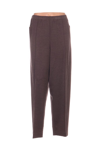 griffon pantalons femme de couleur marron
