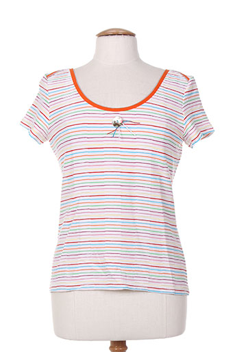 lo! les filles t-shirts femme de couleur orange