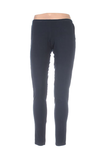nathalie chaize pantalons femme de couleur bleu