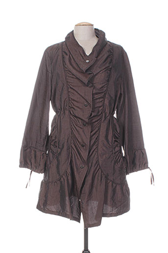 havrey manteaux femme de couleur marron