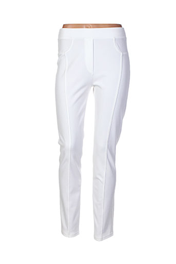 femmes je vous aime pantalons femme de couleur blanc
