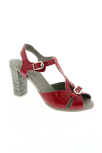 jose saenz chaussures femme de couleur rouge