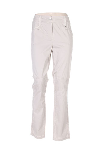 deca pantalons femme de couleur beige