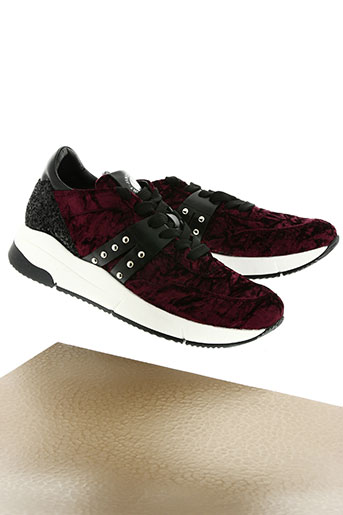 janet sport chaussures femme de couleur rouge