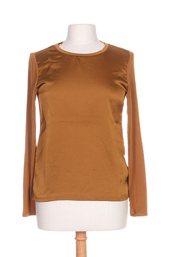 b.young t-shirts femme de couleur jaune