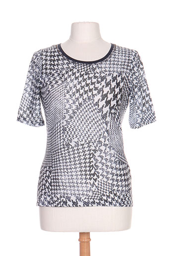 just white t-shirts femme de couleur bleu