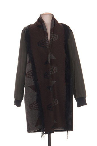 la fee maraboutee manteaux femme de couleur vert