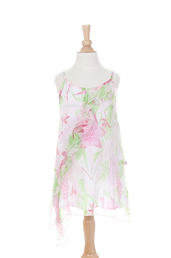 jean bourget robes fille de couleur rose