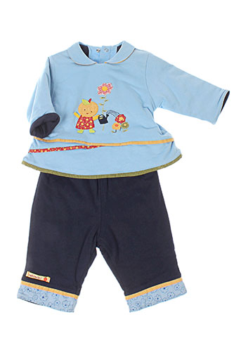 catimini ensemble garçon de couleur bleu