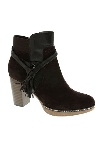 regarde le ciel chaussures femme de couleur marron