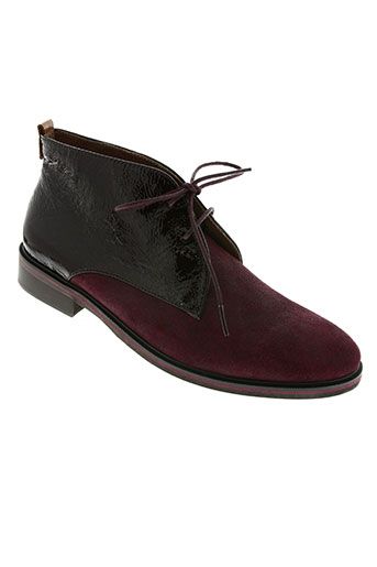 regarde le ciel chaussures femme de couleur rouge