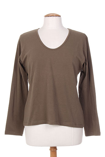 lauren vidal t-shirts femme de couleur vert