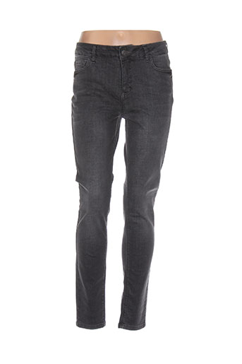 yaya jeans femme de couleur gris