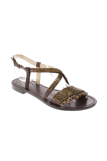 maxmara chaussures femme de couleur marron