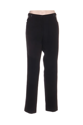 jean gabriel pantalons femme de couleur noir