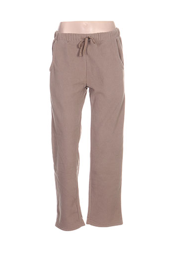 mxo pantalons femme de couleur beige
