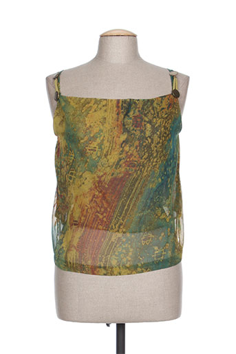 coco menthe chemises femme de couleur vert